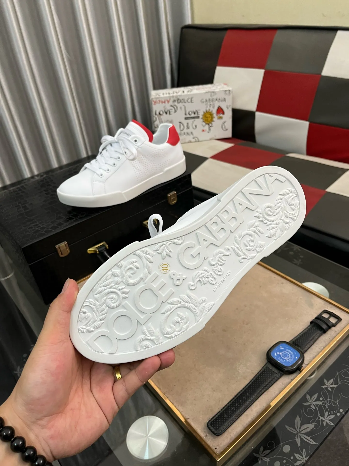 Men's shoes 💰420⌚️⌚️【DG～】Men's casual shoes 2024z cabinet sales simultaneously 🔶Size: 38-44#️⃣ 🔷🔜The upper is made of multi-material splicing➕Genuine leather lining, comfortable and breathable, sole: original comfortable and wear-resistant outsole, ⚠️Photographed in real life🎬The real thing is better📢📢📢5️⃣colors available
